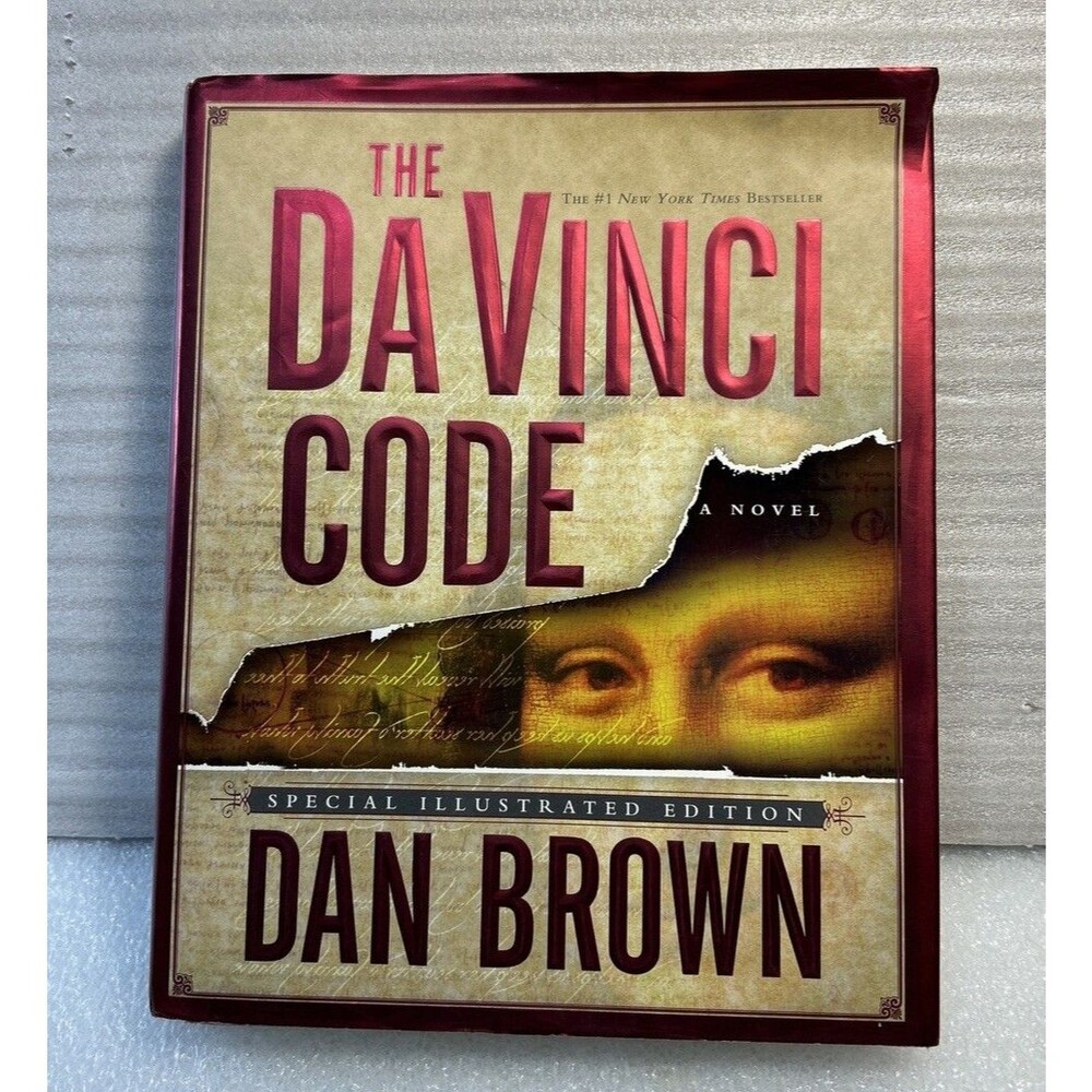 Da Vinci Code Special ILLUSTRATED Hardcover FIRST EDITION Novel Dan Brown 2004